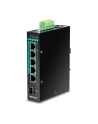 trendnet Przełącznik TI-PG541 4-Port 1GB PoE Plus+1Port 1GB+1Port 1GB SFP Przemysłowy Niezarządzalny - nr 35