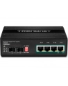 trendnet Przełącznik TI-PG62B 4-Port 1GB PoE Plus+2Port 1GB SFP Przemysłowy Niezarządzalny DIN Rail - nr 22