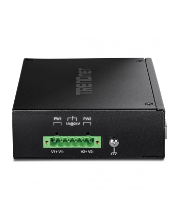 trendnet Przełącznik TI-PG62B 4-Port 1GB PoE Plus+2Port 1GB SFP Przemysłowy Niezarządzalny DIN Rail