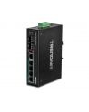 trendnet Przełącznik TI-PG62 4-Port 1GB PoE Plus+1Port 1GB SFP+1Port SFP Przemysłowy Niezarządzalny - nr 23