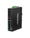 trendnet Przełącznik TI-PG62 4-Port 1GB PoE Plus+1Port 1GB SFP+1Port SFP Przemysłowy Niezarządzalny - nr 38