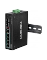 trendnet Przełącznik TI-PG62 4-Port 1GB PoE Plus+1Port 1GB SFP+1Port SFP Przemysłowy Niezarządzalny - nr 39