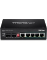 trendnet Przełącznik TI-PG62 4-Port 1GB PoE Plus+1Port 1GB SFP+1Port SFP Przemysłowy Niezarządzalny - nr 42