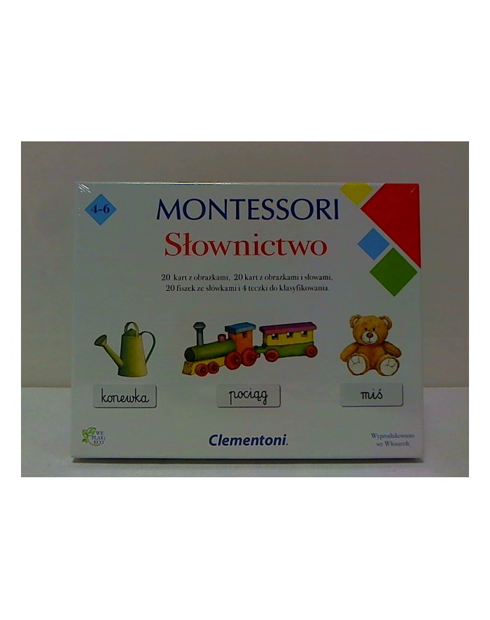 Clementoni Montessori Słownictwo p6 50077 główny