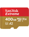 SanDisk Extreme 400 GB microSDXC - UHS-I U3, C10, V30 , A2 - nr 10