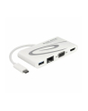 DeLOCK Dockingstation USB C 3.1 > HDMI 4K + VGA + LAN + USB, Adapter - nr 1
