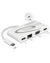 DeLOCK Dockingstation USB C 3.1 > HDMI 4K + VGA + LAN + USB, Adapter - nr 8