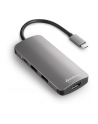 Sharkoon USB 3.0 Type C Multiport Adapter - USB-C, HDMI, MicroSD, SD - dark grey - nr 2