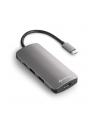 Sharkoon USB 3.0 Type C Multiport Adapter - USB-C, HDMI, MicroSD, SD - dark grey - nr 3