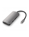 Sharkoon USB 3.0 Type C Multiport Adapter - USB-C, HDMI, MicroSD, SD - dark grey - nr 4