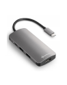 Sharkoon USB 3.0 Type C Multiport Adapter - USB-C, HDMI, MicroSD, SD - dark grey - nr 5
