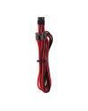 Corsair Premium Sleeved PCIe Cable Type 4 Gen 4 - red/black - nr 1