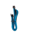 Corsair Premium Sleeved PCIe Cable Type 4 Gen 4 - blue/black - nr 1