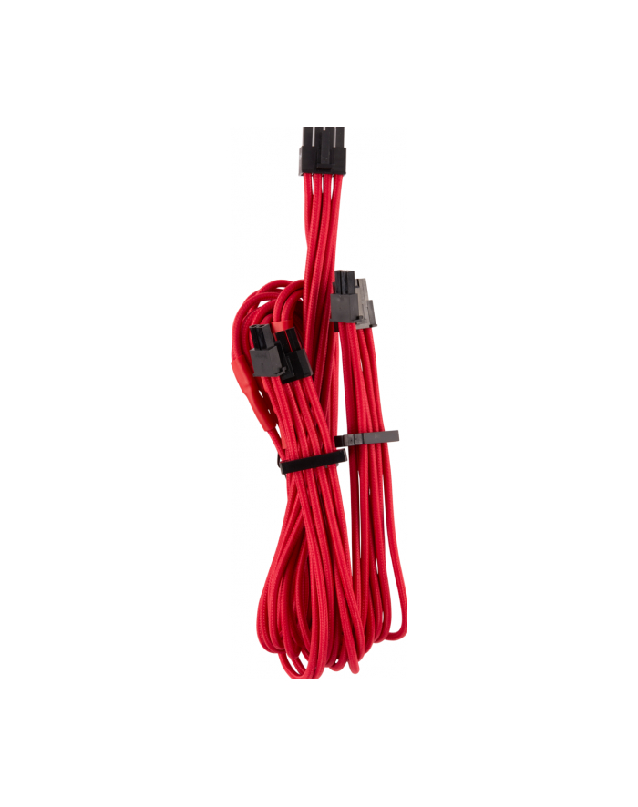 Corsair Premium Sleeved PCIe Dual Cable Type 4 Gen 4, Y-Cable - red główny