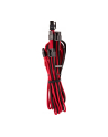 Corsair Premium Sleeved PCIe Dual Cable Type 4 Gen 4, Y-Cable - red/black - nr 3
