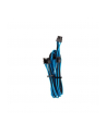 Corsair Premium Sleeved PCIe Dual Cable Type 4 Gen 4, Y-Cable - blue black - nr 2