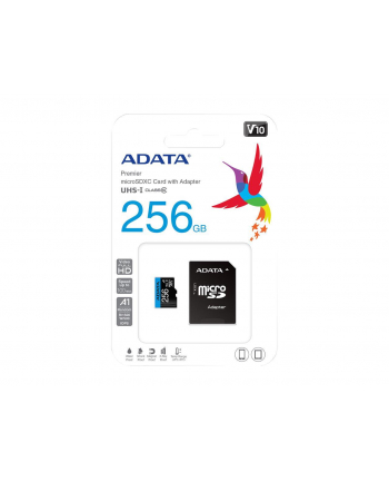 adata Karta pamięci microSD Premier 256GB UHS1/CL10/A1+adapter