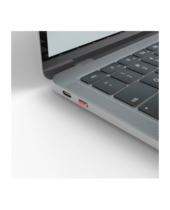 Lindy USB-C port lock red