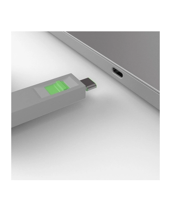 Lindy USB-C port lock green