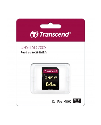 Transcend 700S 64 GB - UHS-II U3, Class 10, V90