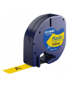 Dymo LT-Band black / yellow 12mmx4m - nr 15