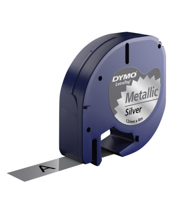 Dymo LT-Band black / silver 12mmx4m