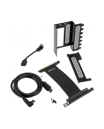 CableMod Verti PCI-e Bracket HDMI + DP bk- HDMI + DisplayPort