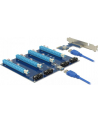 DeLOCK Riser Karte PCI Express x1 > 4 x PCIe x16 - nr 4