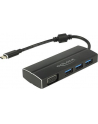 DeLOCK USB C 3.1> 3x USB 3.0 A Hub + VGA 4K - nr 16