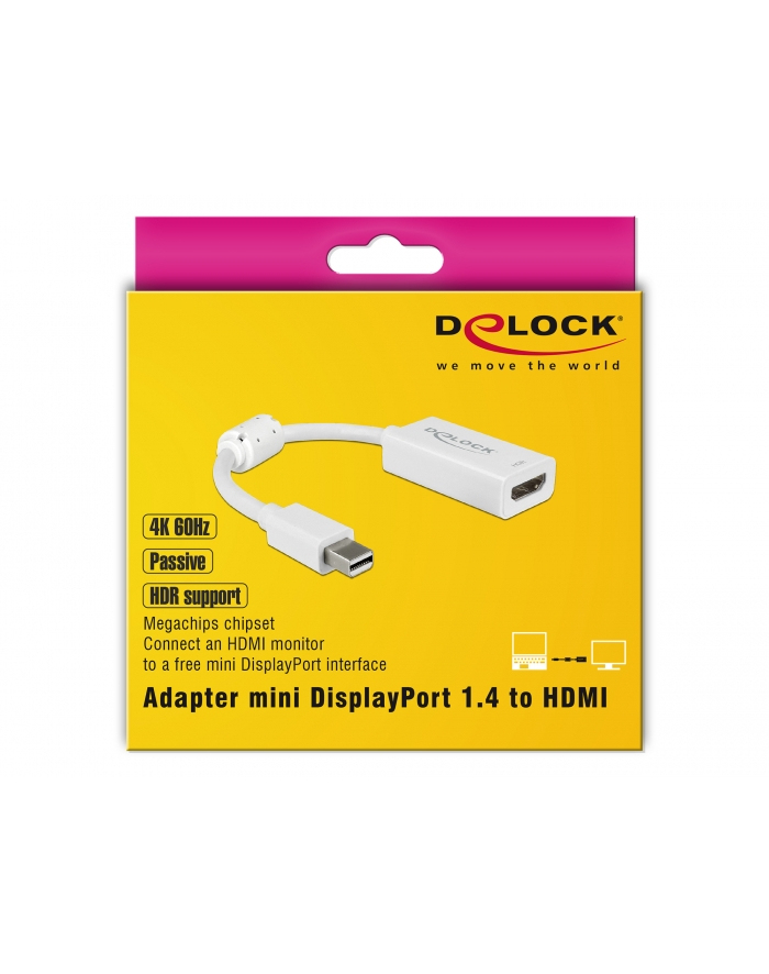 DeLOCK mini DP 1.4 Adap.> HDMI 4K 60Hz główny