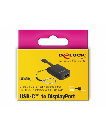 DeLOCK USB C> DP 4K 60Hz Keypad
