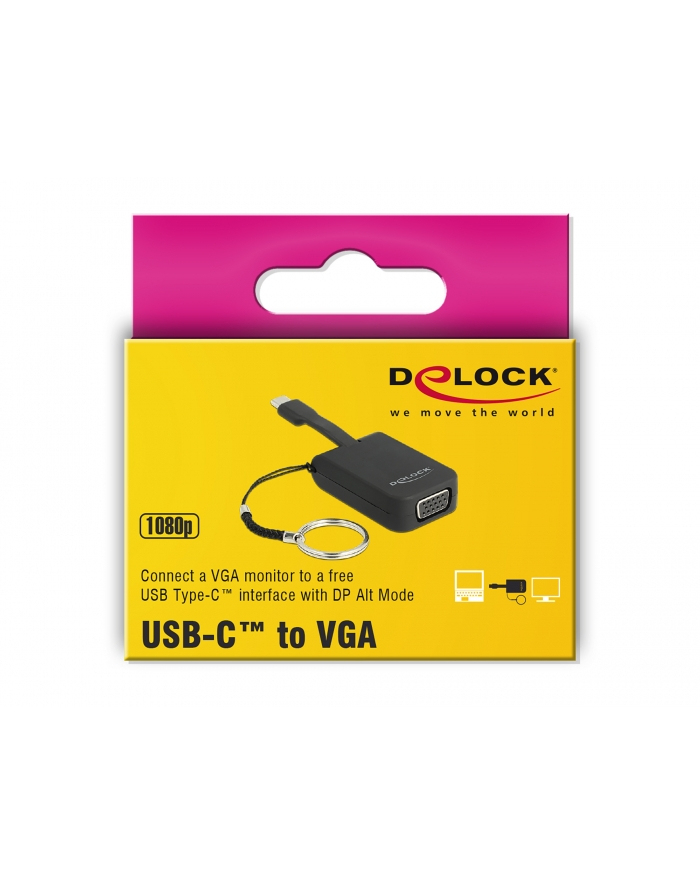 DeLOCK USB C> VGA Keychain główny