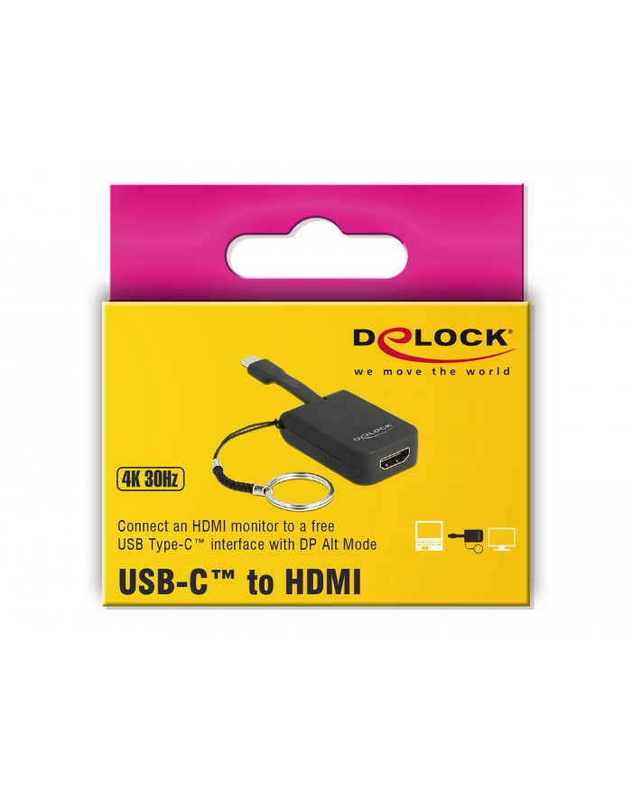 DeLOCK USB C> HDMI 4K 30Hz Keypad główny