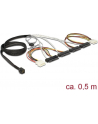 Delock miniSASHD SSF8643> 4x SFF8639- 0,5m - nr 19