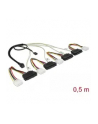 Delock miniSASHD SSF8643> 4x SFF8639- 0,5m - nr 22
