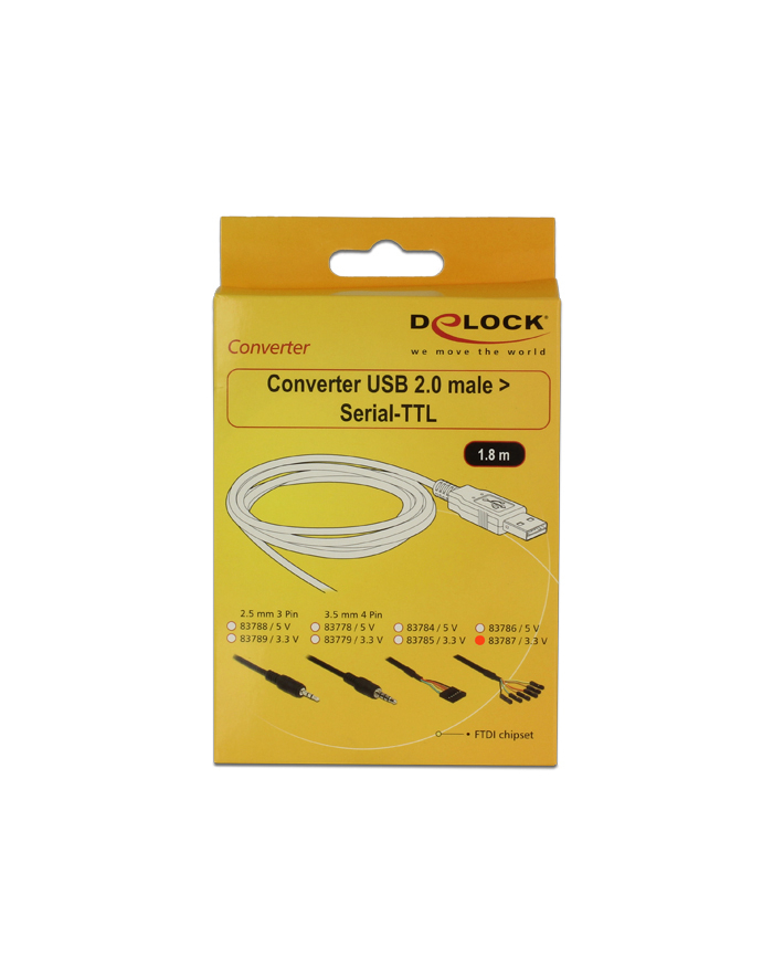 DeLOCK Kon.USB 2.0St> TTL 6Pin Bu single główny