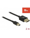 DeLOCK mini DP> DP cable 8K 60Hz 2m - nr 29