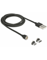DeLOCK magnet. USB set f. USB C bk 1.1m- Data and charging cable set - nr 2
