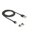 DeLOCK magnet. USB set f. USB C bk 1.1m- Data and charging cable set - nr 4