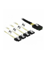 DeLOCK mSAS SFF-8087> 4xSATA 7Pin 1m - nr 1