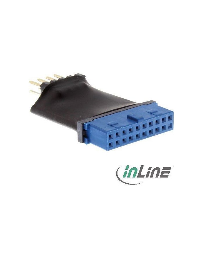 diverse Inline USB3.0 to USB2.0 internal- 19pin to USB2.0 post plug główny