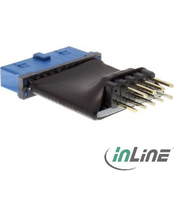 diverse Inline USB3.0 to USB2.0 internal- 19pin to USB2.0 post plug