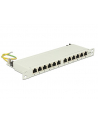DeLOCK 10 Patchpanel 12P Cat .6A 0,5HE gray - nr 4