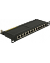 DeLOCK 10 Patchpanel 12P Cat.6A 0,5HE black - nr 8