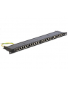 DeLOCK 19 Patchpanel 24P Cat .6 0.5 HE black - nr 20