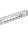 DeLOCK Keystone Patchpanel 10 12 Port gray - nr 14