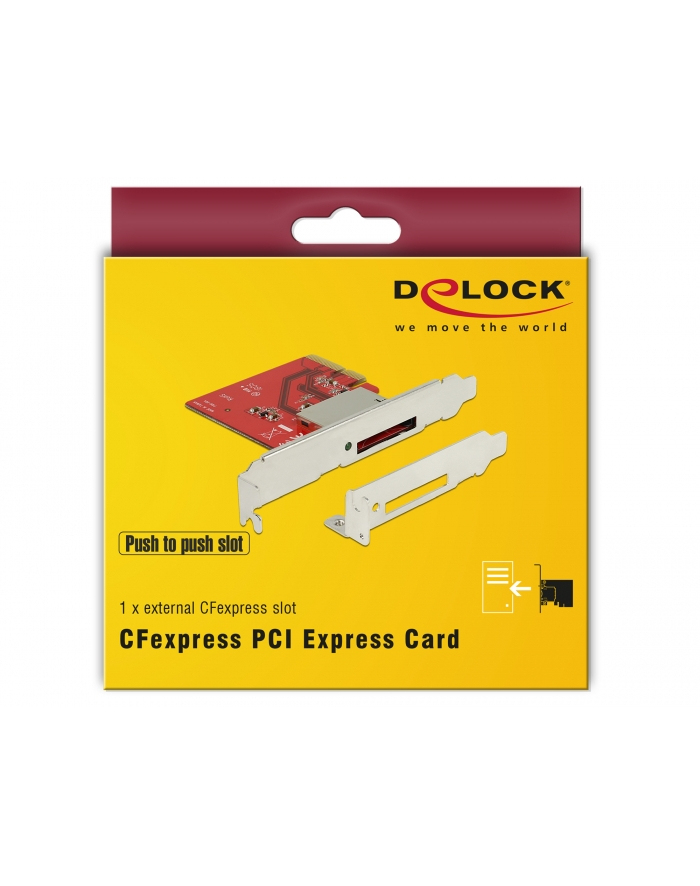 DeLOCK PCI card> 1x ext. CFexpress slot główny