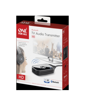 One for all TV audio channels, streaming media (black, Bluetooth, A2DP, jack)