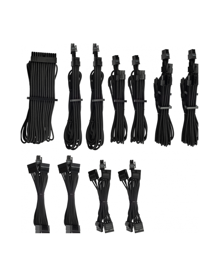Corsair Power Supply Cable Premium Pro-Kit Type 4 Gen 4, 20-piece - black główny