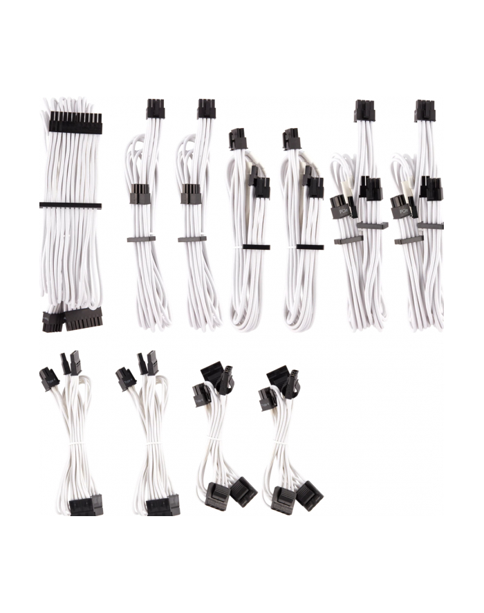 Corsair Power Supply Cable Premium Pro-Kit Type 4 Gen 4, 20-piece - white główny